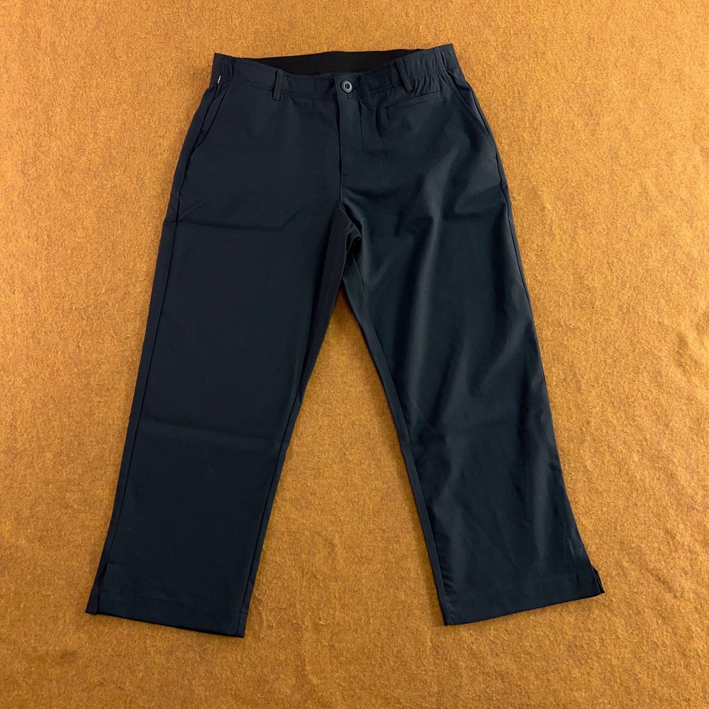 Three Sixty Six Women 4 Black Stretch Golf Cropped Capri Pants New